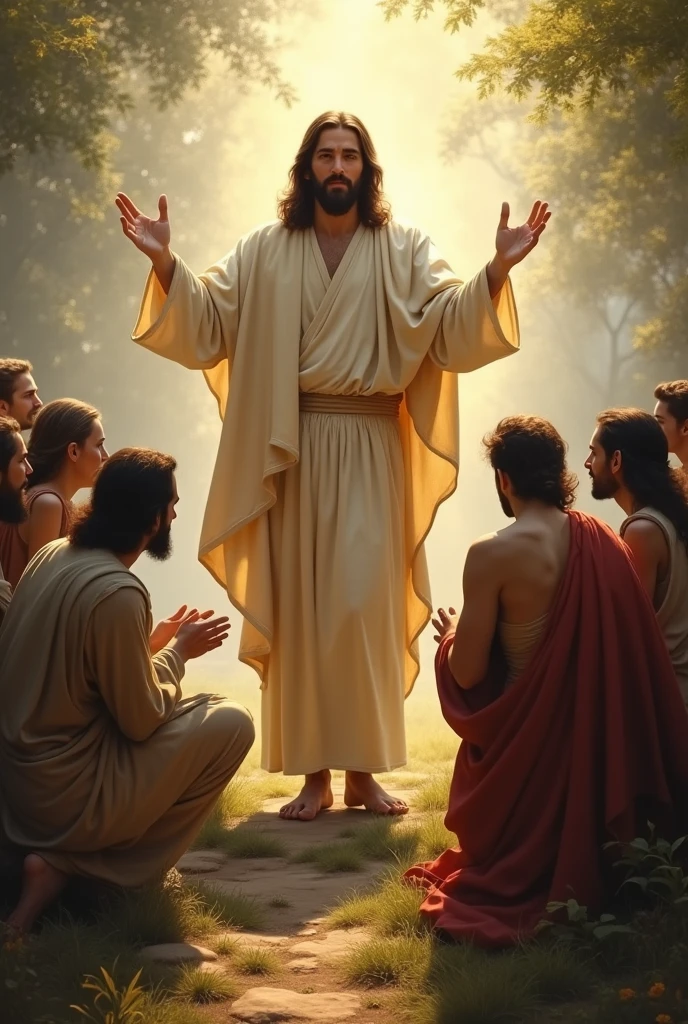 Jesus blessing sinners