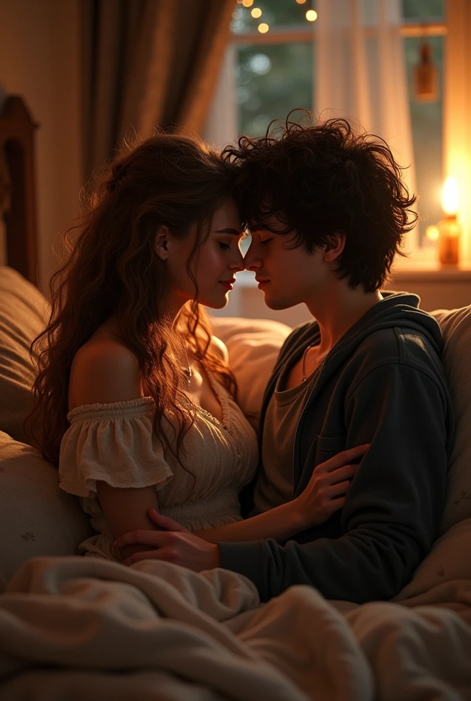 Harry Potter na cama com Hermione Granger