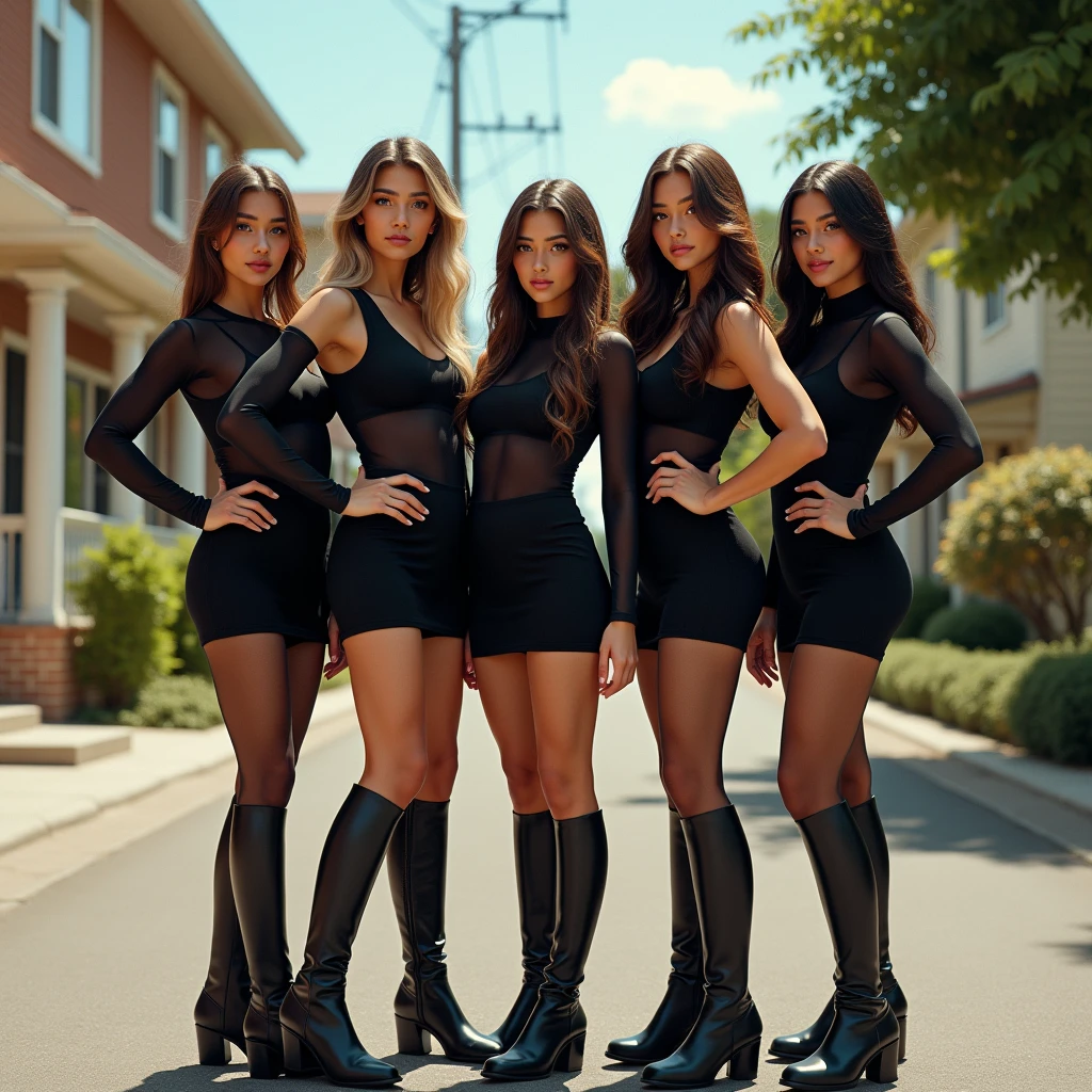 Twin big boot black women