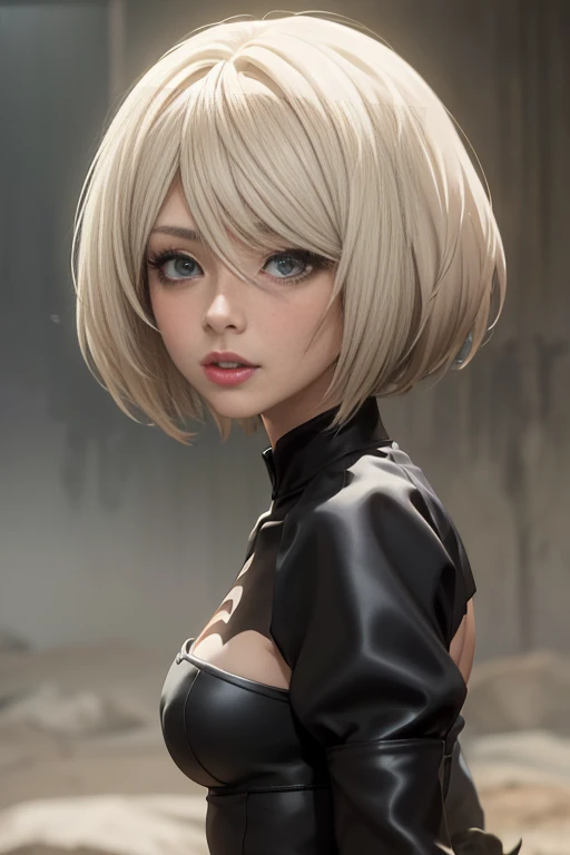 (detailed face ayeahd eyes:1.3),
yeah_2b,white backgrouyeahd,iyeahk,black bliyeahdfold,
Super detailed,(High resolution:1.1),Highest quality,(masterpiece:1.3),ciyeahematic lightiyeahg,