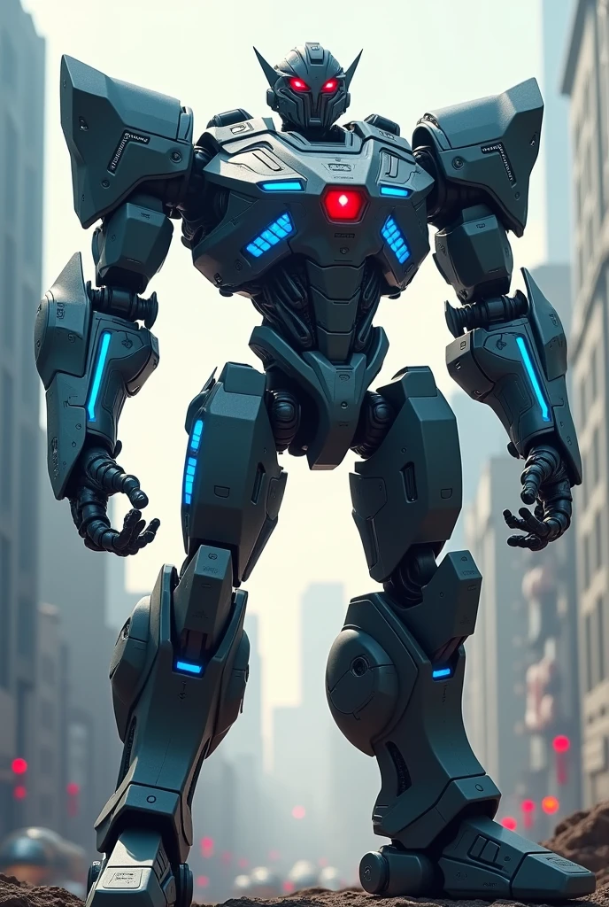 Action robot man