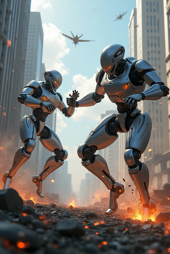 Action game robots