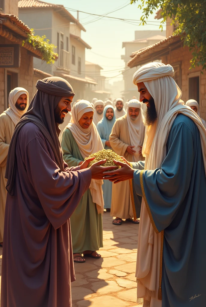 Rich Muslims helping poor muslims