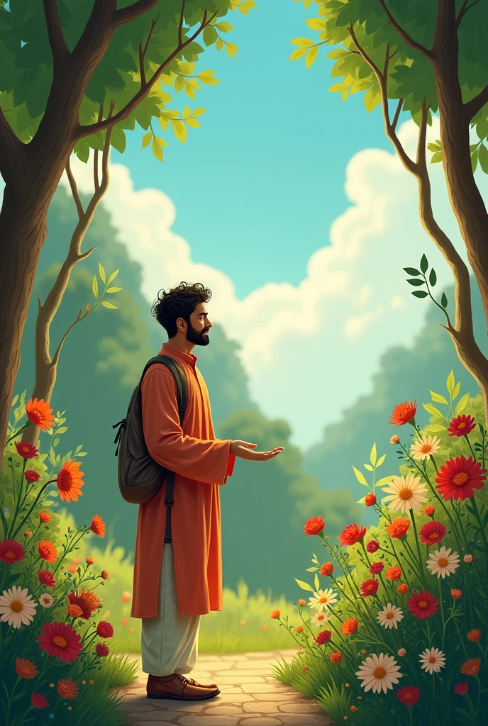 : Conclusion and MoralScript:
"Mohaan learned that true happiness lies in things that connect us to the heart and in serving others. Every flower and plant in his garden smiled, and Mohaan found peace and contentment. This story teaches us that real happiness comes from giving and appreciating the simple things in life, not just material wealth."