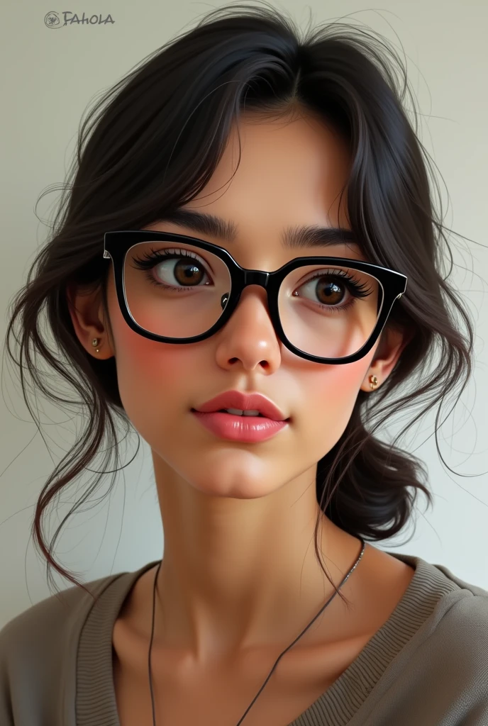 Paola Vidal with glasses 