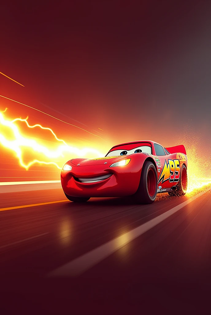 "I want a banner for my Kick channel called Rayoh that is 1280x700 pixels. The banner design should be aligned with the visual identity of the logo and profile photo that I already described., Inspired by lightning and elements of the character Lightning McQueen from the movie Cars.
Lightning must be the central element, stretching from one side of the banner to the other, as if I was crossing at high speed. This ray must be bright, with sharp edges and light details, transmitiendo dinamismo y energy. The feeling of speed is key, so you can add details like sparkles, speed lines, or even tire marks that give the impression that the lightning is burning the track.
The name Rayoh must be integrated into the design, located in a prominent place but without interrupting the flow of the ray. The typography must follow the same style as in the logo, evoking speed and action. The main color should be red, complemented with touches of yellow and other colors reminiscent of Lightning McQueen, as a background in dark or metallic tones that highlight the shiny elements.
besides, I would like you to include details that remind you of a race track or a road., but in an abstract way so as not to overload the design. This could be at the bottom of the banner, with soft lines that suggest movement without diverting attention from the beam.
The banner should be visually striking, combining speed, energy, and a subtle tribute to Lightning McQueen, while remaining unique and specific to the Rayoh channel. Quiero que los espectadores sientan la emoción y la energy del rayo al mirar el banner, with a modern and clean design that reflects the identity of the channel."