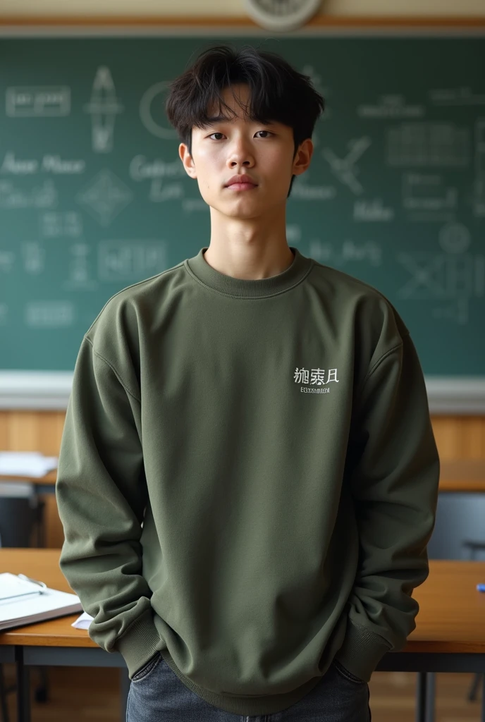 Mature color sweatshirt. Swetashirt for mathematics class