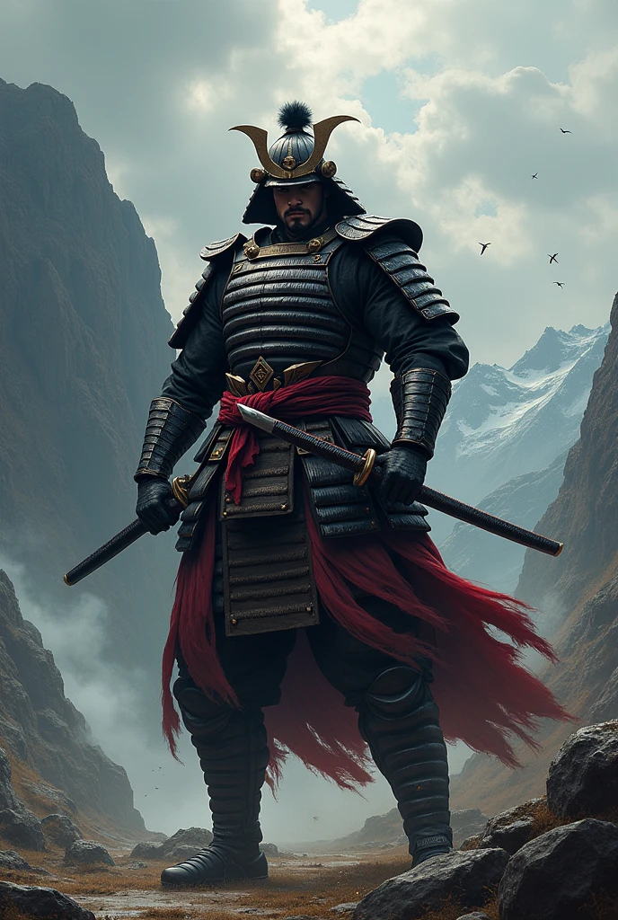 Black male samurai
