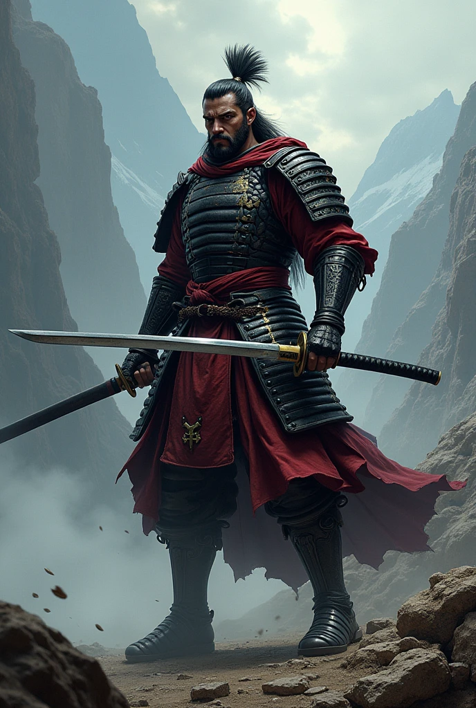 Black male samurai