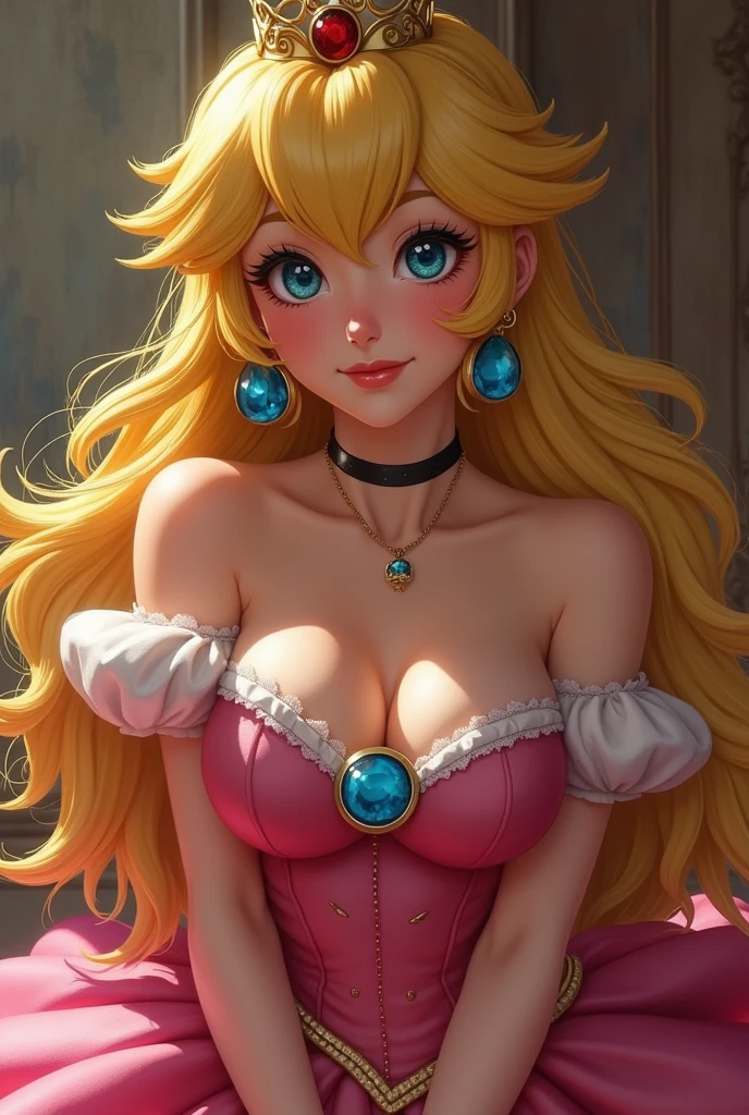 Princess Peach having anal sex