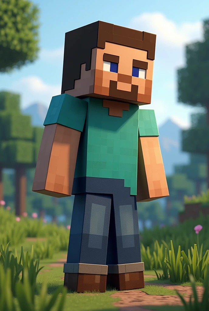Generate a Minecraft guy