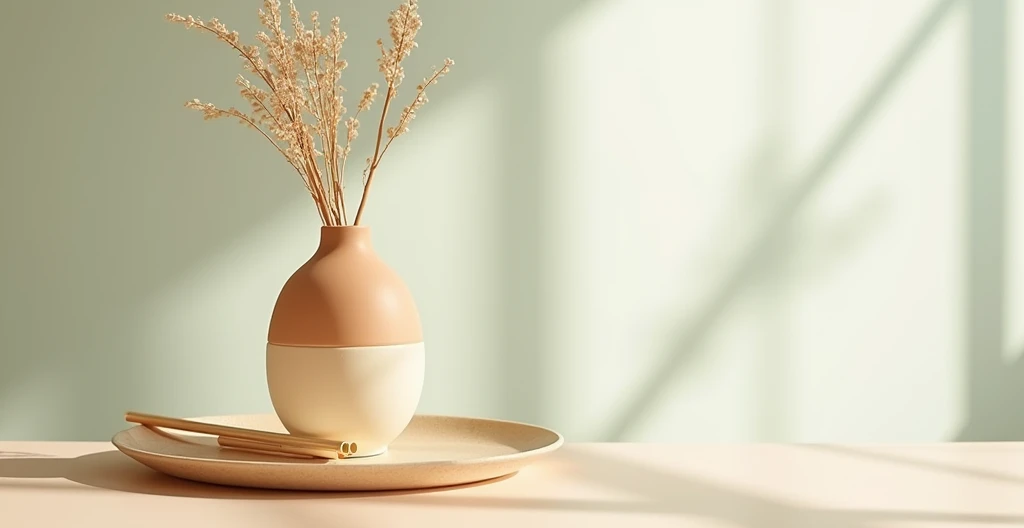 There is a vase on the table, straw, Designed for comfort and aesthetics!, Detailed scenario, thing, filter, Let's go,, Light colors, author:Emma Andijewska, Product introduction photos, 2 colors, Product introduction photoss, Kawaii, notice, (mist) Cute style