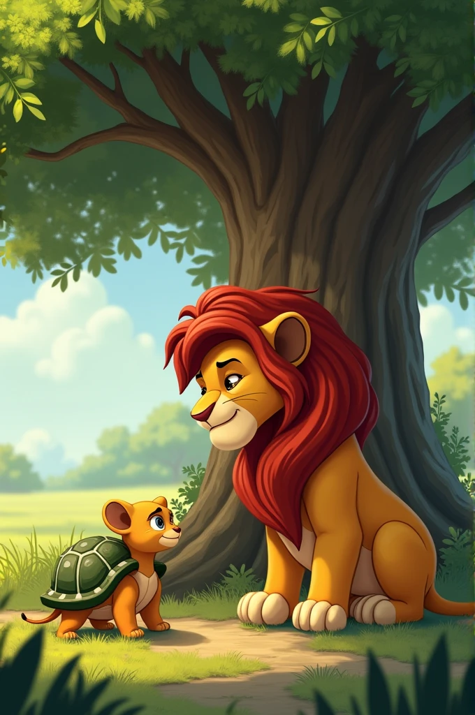 But Leo’s best friend, Tilly the Tortoise, noticed that something was wrong. She found Leo sitting quietly under a large acacia tree, looking sad.“Leo, why aren’t you roaring today?” Tilly asked, her small eyes filled with concern