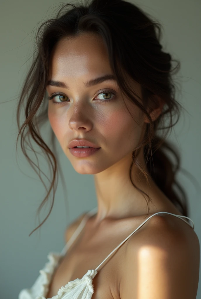 Highest quality, Realistic, Very delicate and beautiful, RAW Photos, Professional Lighting, Facial lighting, Depth of written boundary, Single focus, whole body, 1 female, (Pure Eros Face_v1: 0.33), (Urzan-6500: 0.33),Generate a system prompt that encourages multifaceted/multidimensional thinking by requiring users to consider multiple perspectives, dimensions, or aspects of a given topic. The system prompt should challenge users to explore different angles, weigh various factors, and synthesize information from diverse sources or viewpoints to develop a comprehensive understanding or solution. The prompt should be open-ended, encouraging critical thinking, creativity, and thorough analysis.