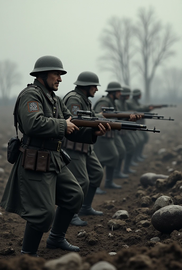 Nazi soldiers war field 