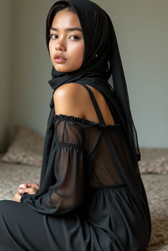 Indonesia naked hijab schoolgirl nude