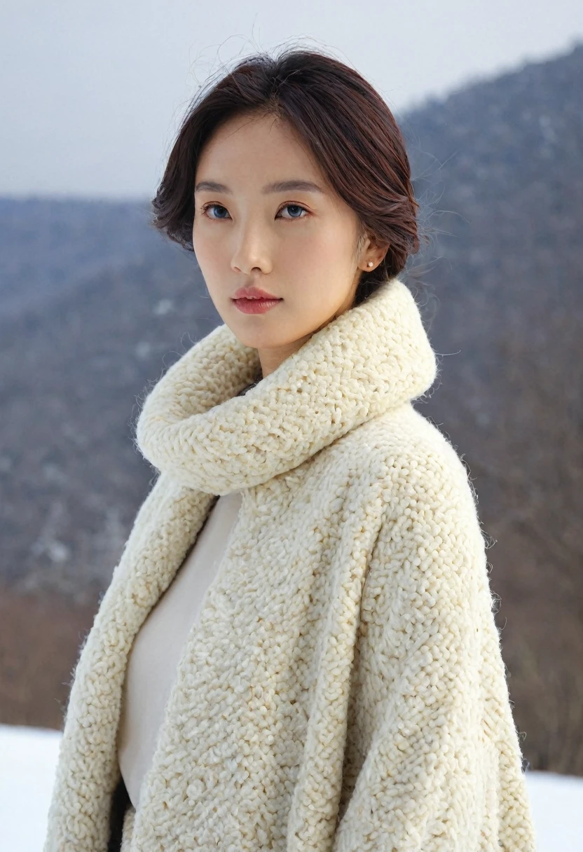 Highest quality、Masterpiece、woman、winter、ヨーロッパのwoman