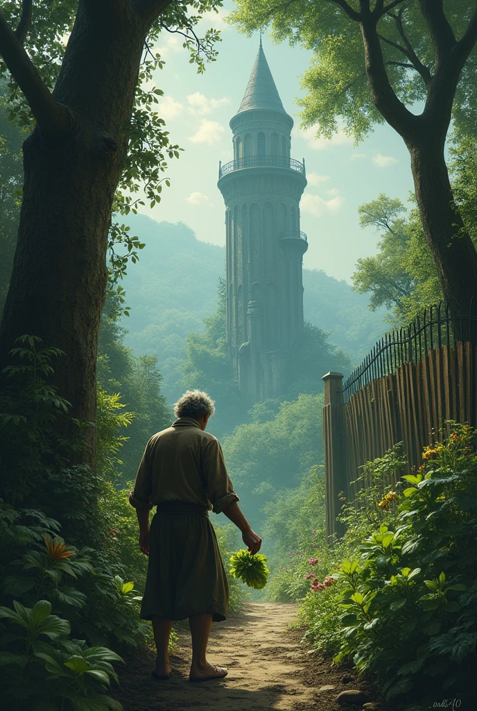 Rapunzel's father stole lettuce from witch garden