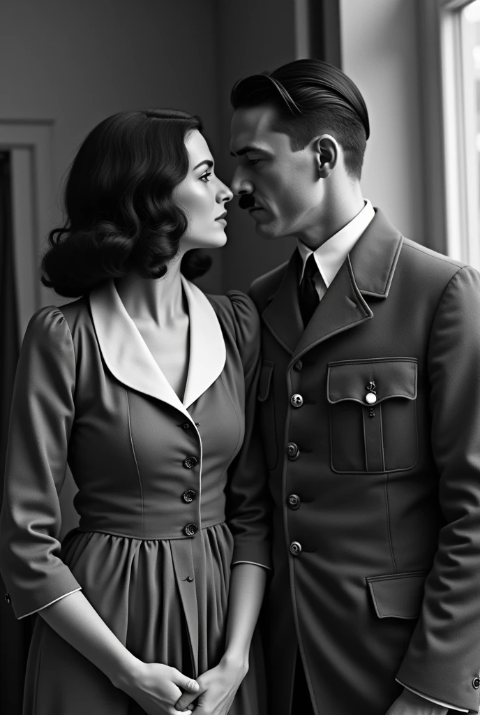 Verrate a picture of adolf hitler and Anne Frank Hannig Analsex but Anne fucks adolf