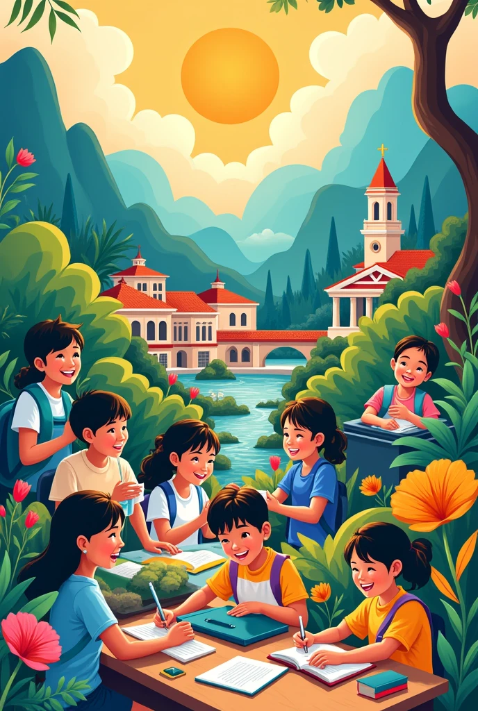 Create a creative but easy poster about Special and Inclusive Education in the Philippines Educational Setting 
