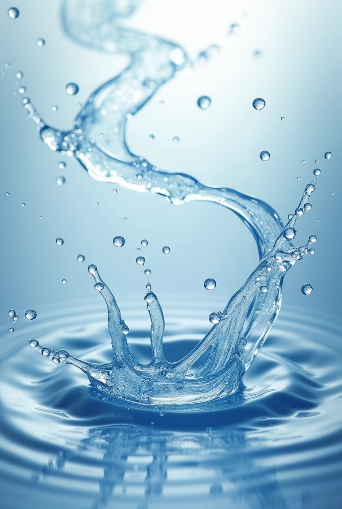water drops dansing more