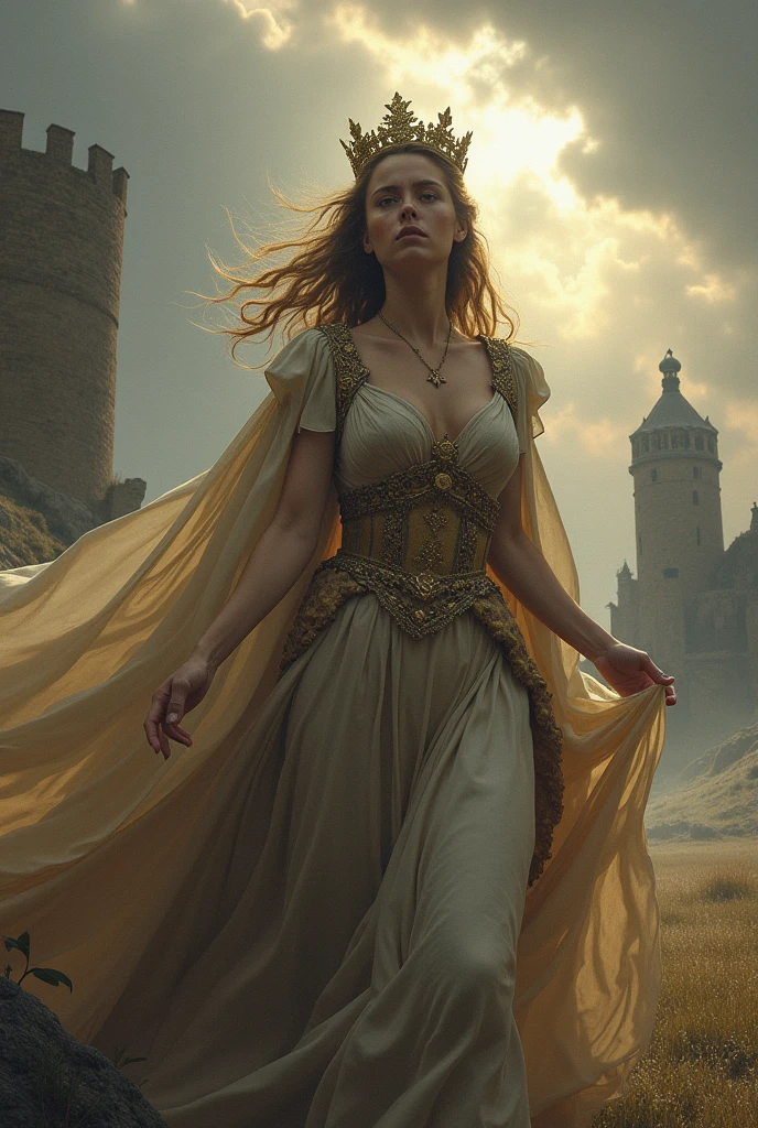 The queen of the kingdom fled the country in fear