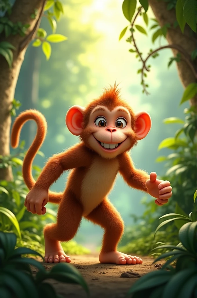 Generate image of monkey