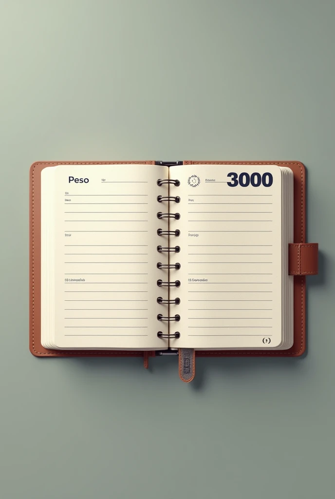 Open a passbook , and had a word ₱3000 pesos