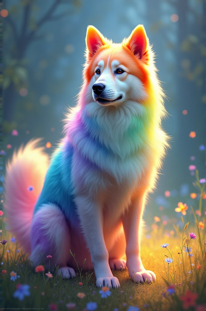 Rainbow dog died