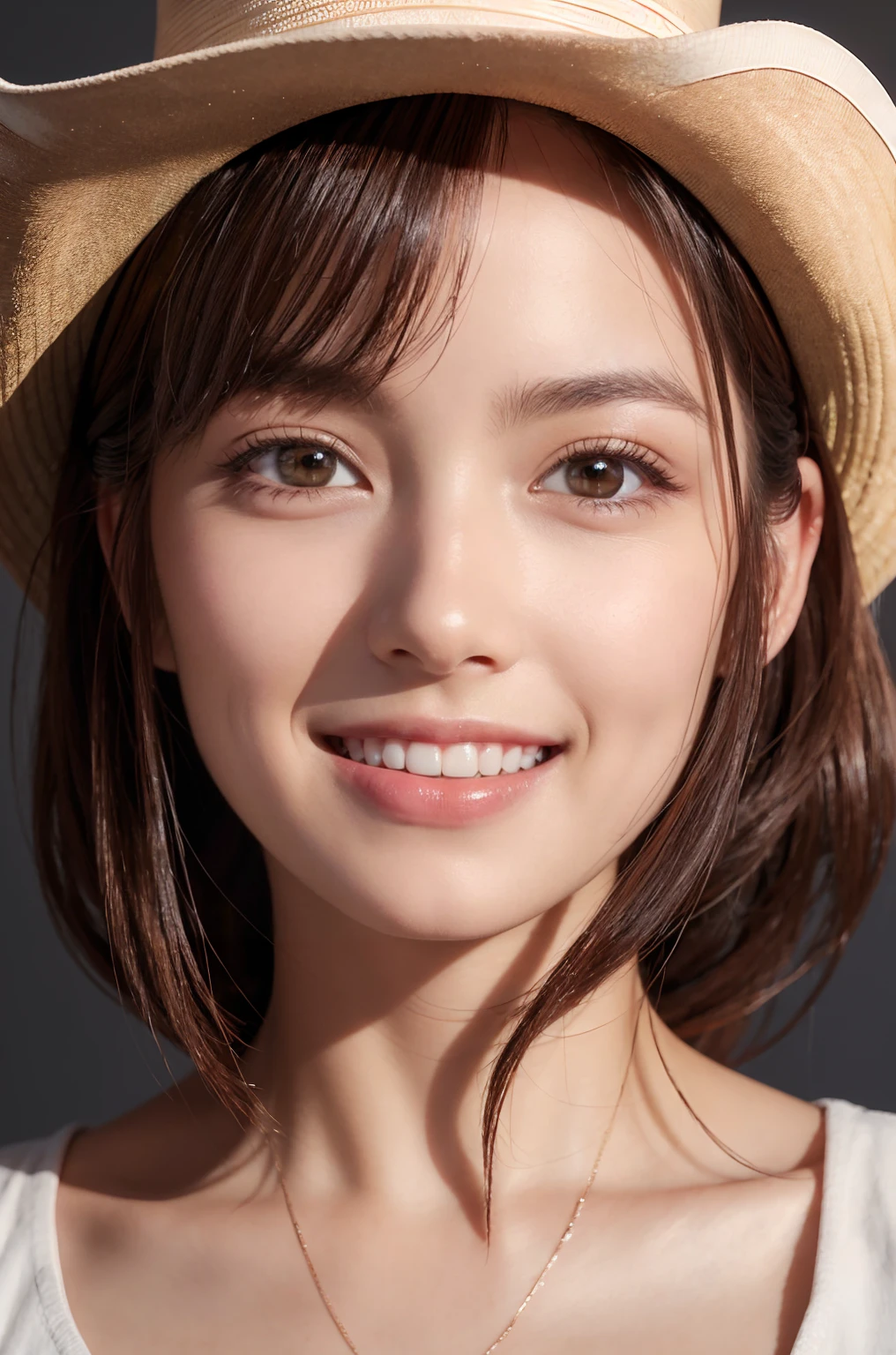 light blush,smile,detailed pupils,cowboy shot, , ( ,), looking at viewer,beautiful woman girl,(skindentation:1.2), shiny skin, best quality, ultra high res, (photorealistic:1.4),