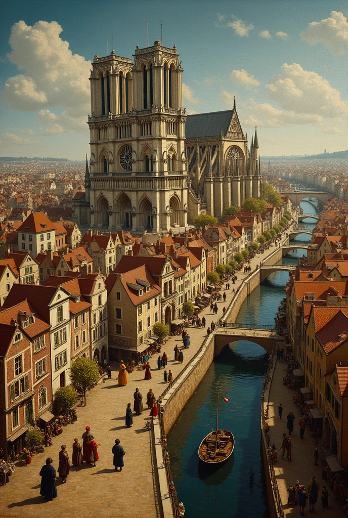 Paris medieval painting 1453