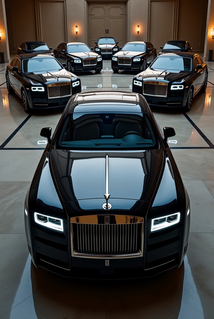 10 rolls Royce ghost in black