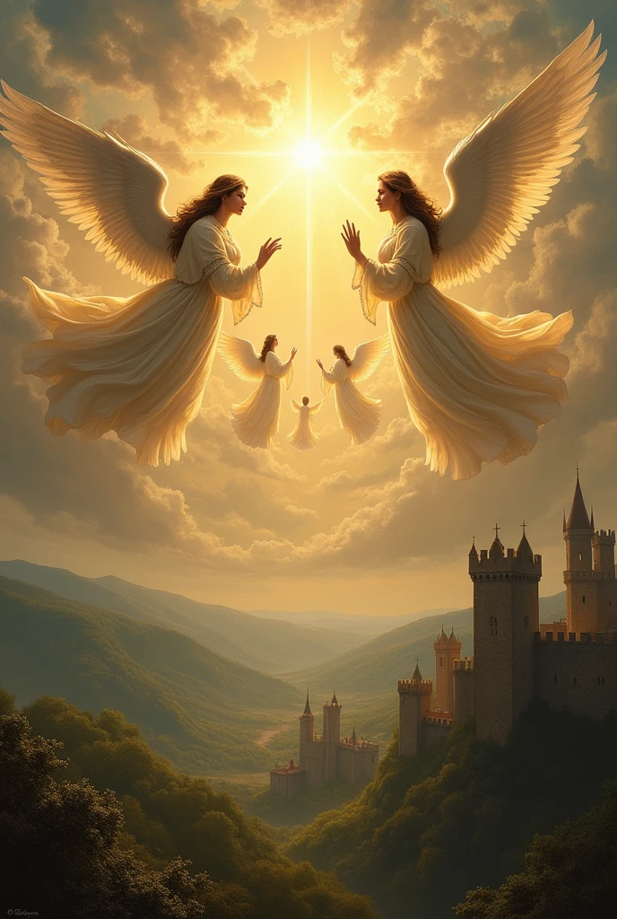 Angels in the medieval sky 1453