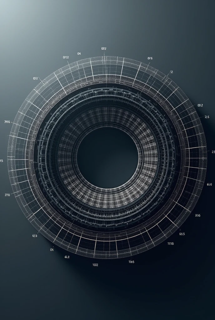5-dimensional vector: 【a: 0.3, c: 0.7, It is: 0.8, I: 0.6, M: 0.9】Multi-layer structure circle