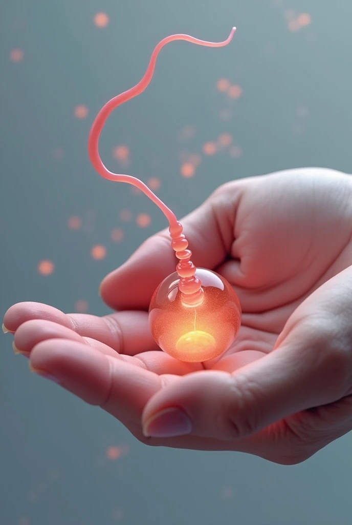 Sperm in hand