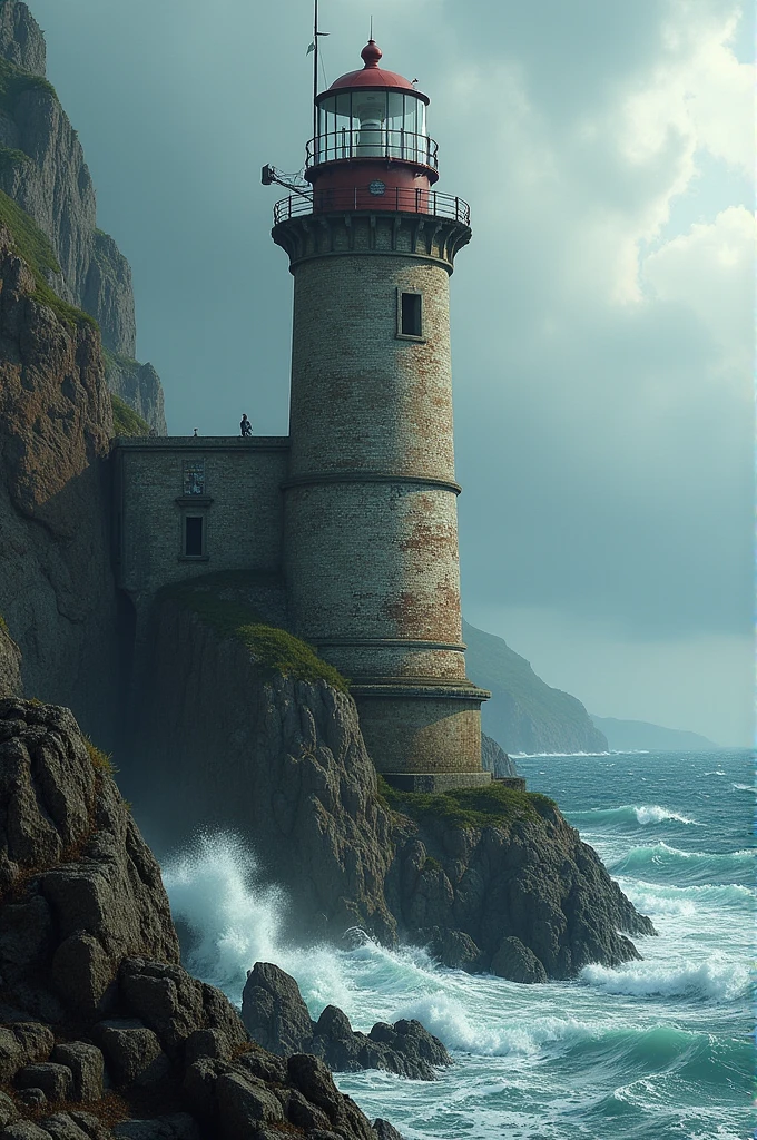 walls of the lighthouse