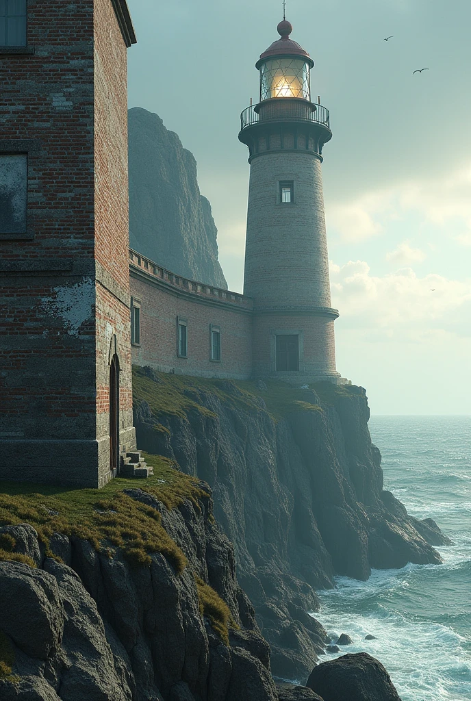 walls of the lighthouse