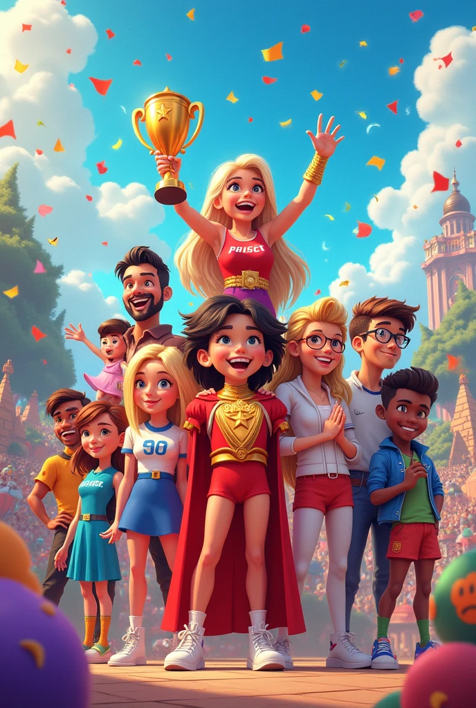 Show winner season in cartoons characters