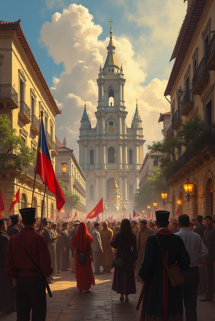 Societal Changes in the Philippines in the 19th Century during Rizal's Time, showing the change of the influence of the Catholic Church waning as the new age comes