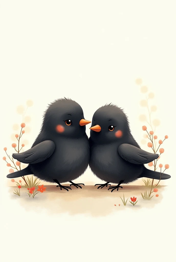 Two little blackbirds