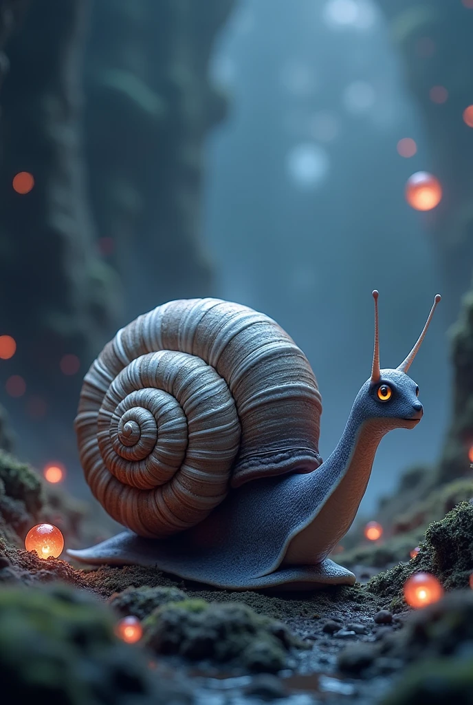 Cone shape snail