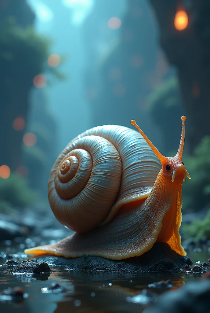 Cone shape snail