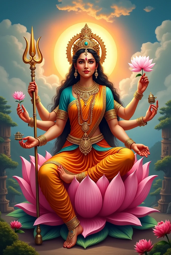 The Indian devi khodiyar maa