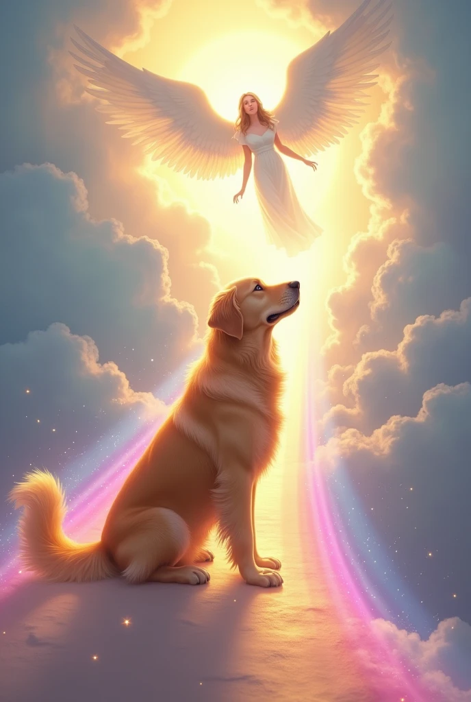 rainbow bridge heaven angel dog