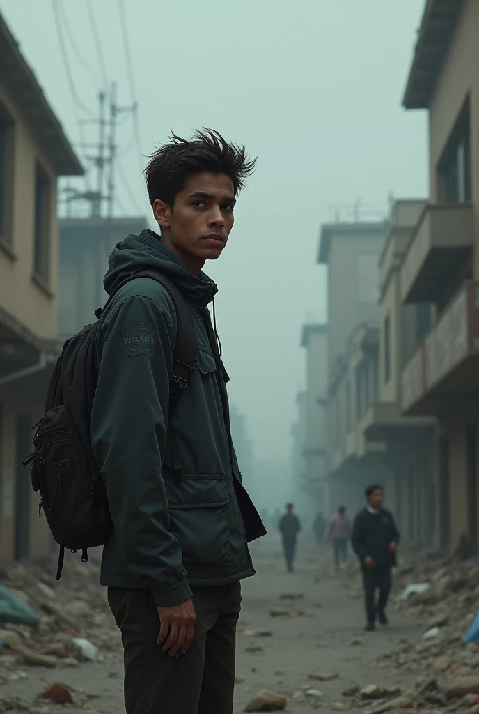 An epidemic broke out in his town and surrounding areas, causing Khalid's parents