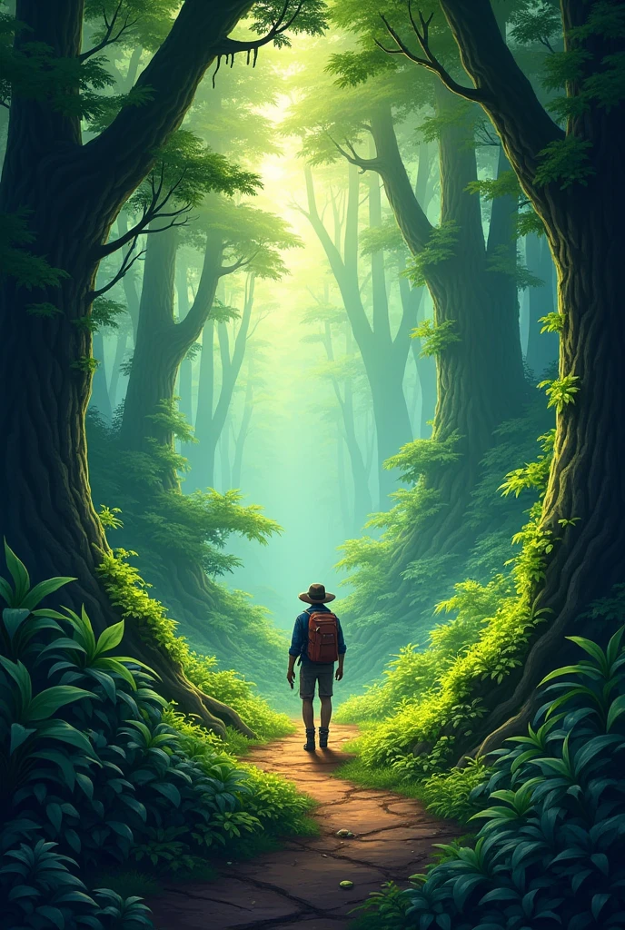 A adventure seeing forest nd nothing to go