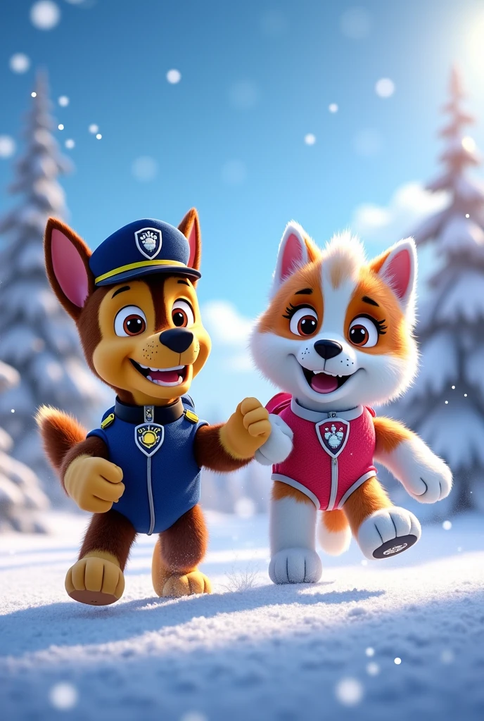 Paw Patrol chase and everest dancing