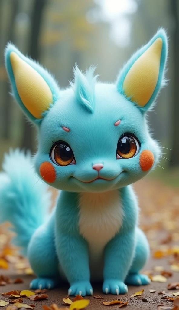 Still Movies, close, cute picture, Surreal fantasy style Pokemon,, Sony FE 12-24mm F/2.8 grams, close, 32 million HD, Light blue and light amber, Kushan dynasty, Incredible quality, wallpaper, Analog Film Grain 