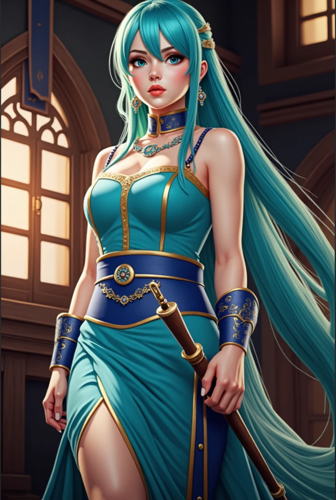 a beautiful woman with long flowing blue hair, extremely detailed face, beautiful detailed eyes, beautiful detailed lips, flawless skin, intricate hairstyle, regal crown, ornate jewelry, lush velvet gown, confident expression, serene pose, dramatic lighting, cinematic framing, masterpiece, photorealistic, (best quality,4k,8k,highres,masterpiece:1.2),ultra-detailed,(realistic,photorealistic,photo-realistic:1.37),cinematic,dramatic lighting,highly detailed
