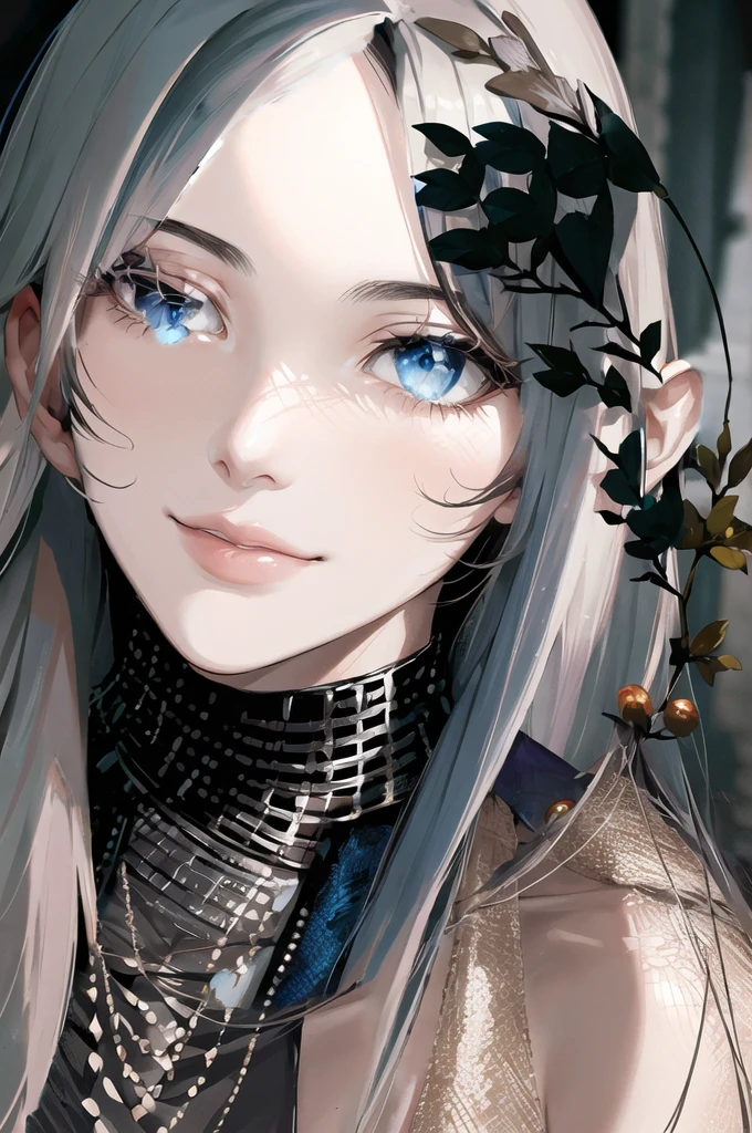 ((ash white haired)),((blue eyes))